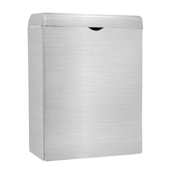 Alpine Stainless Steel Sanitary Napkin Receptacle, 10inH x 7-9/16inW x 13inD