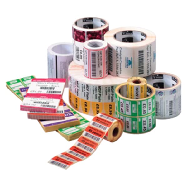 Zebra Label Paper, U82568, 1.2 x 0.85 Direct Thermal Zebra ZSelect 4000D, 1in Core