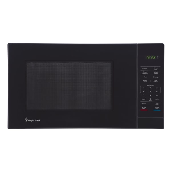 Magic Chef MC110MB 1.1 Cu. Ft. 1,000W Digital Touch Countertop Microwave, Black