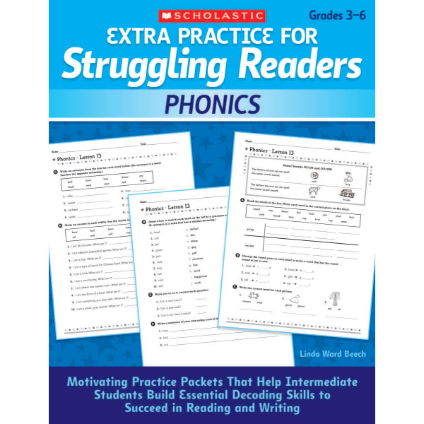 Scholastic Extra Practice For Struggling Readers: Phonics