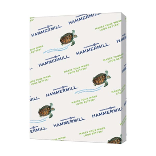 Hammermill Fore Super-Premium Color Copy Paper, 1 Ream, Canary, Letter (8.5in x 11in), 500 Sheets Per Ream, 20 Lb, 30% Recycled
