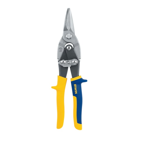 IRWIN Straight Cut Compound Action Utility Snips, 10in Tool Length