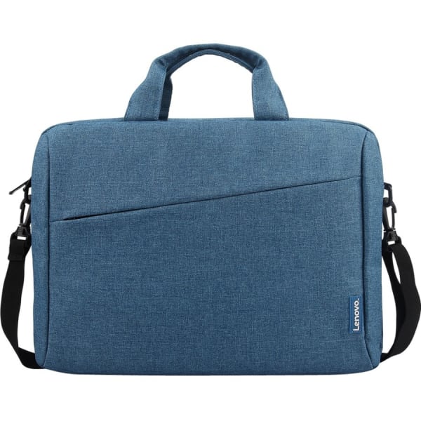 Lenovo T210 Carrying Case for 15.6in Notebook, Book - Blue - Water Resistant - Polyester Body - Handle