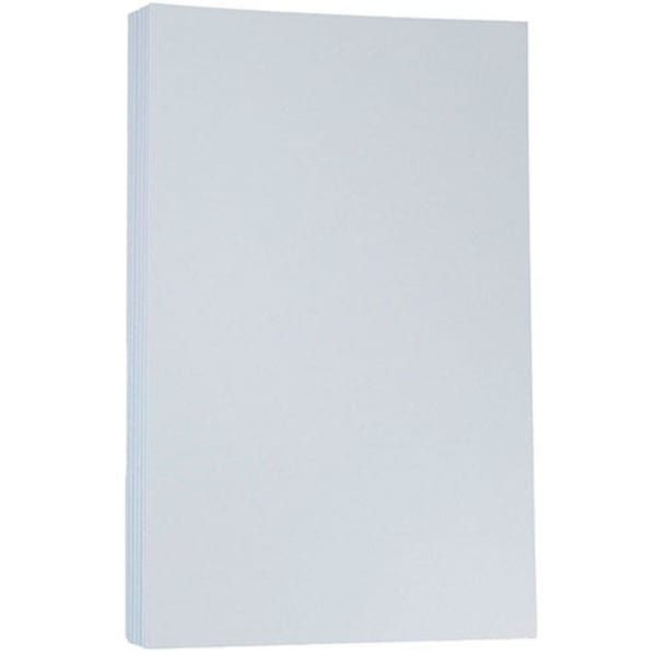 JAM Paper Legal Matte Paper, Baby Blue, Legal (8.5in x 14in), 50 Sheets Per Pack, 28 Lb