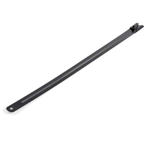 StarTech.com 50 Pack 9in Stainless Steel Cable Ties - Strong Metal Zip Tie - Nylon Coated Metal Detectable Cable Ties - CBMMCT