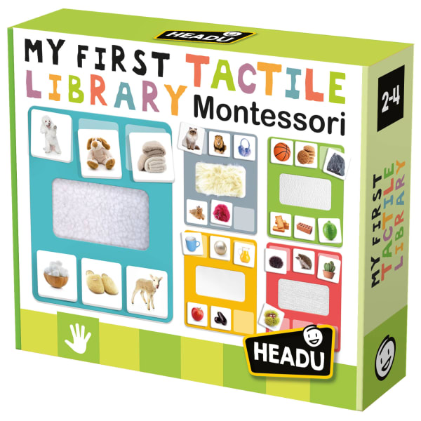Headu Montessori My First Tactile Library Bingo, Pre-K