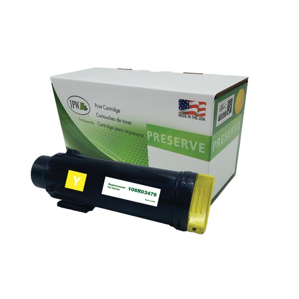 IPW Preserve Remanufactured Yellow High Yield Toner Cartridge Replacement For Xerox 106R03479, 106R03479-R-O