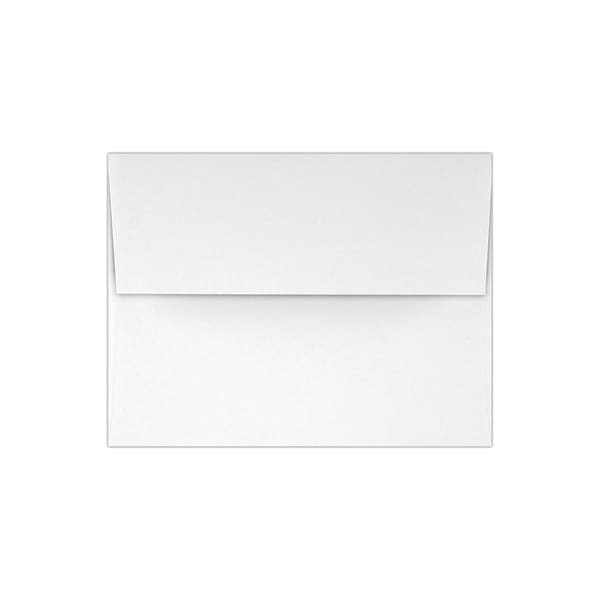 LUX Invitation Envelopes, A2, Peel & Press Closure, White, Pack Of 50