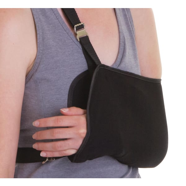 Medline Sling-Style Shoulder Immobilizer With Neck Pad, Small, Blue