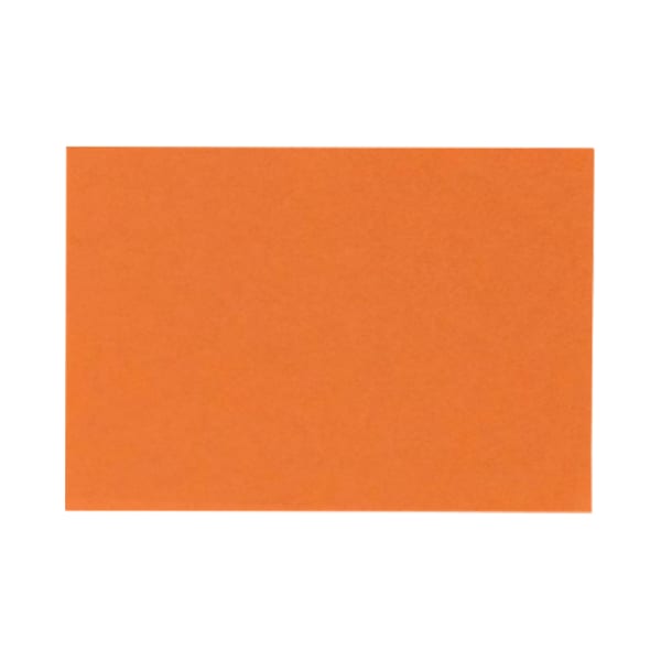 LUX Flat Cards, A1, 3 1/2in x 4 7/8in, Mandarin Orange, Pack Of 250