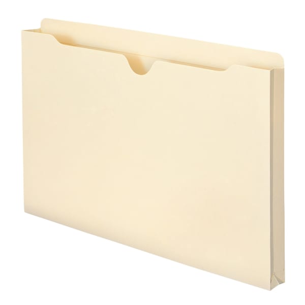 Smead Expanding Reinforced Top-Tab File Jackets, 1in Expansion, Legal Size, Manila, Box Of 50