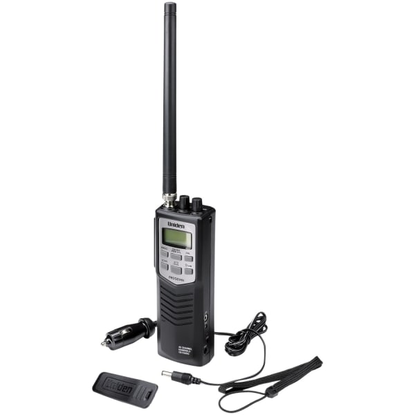 Uniden 40-Channel Handheld CB With Weather Alert, 7-1/4inH x 2-1/4inW x 1-3/4inD, Black, UNNPRO501HH