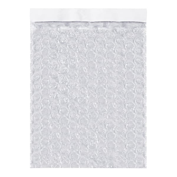 Partners Brand Self-Seal Bubble Pouches, 15-1/2inH x 15inW, Clear, Case Of 150 Pouches