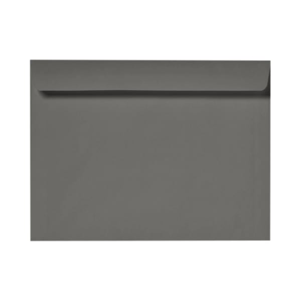 LUX Booklet 6in x 9in Envelopes, Gummed Seal, Smoke Gray, Pack Of 250