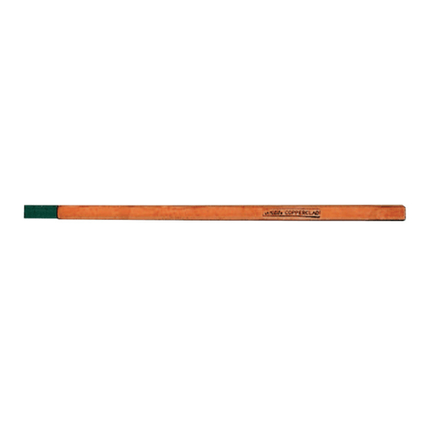 Arcair DC Copperclad Flat Electrodes, 3/8inH x 5/32inW x 12inD, Black