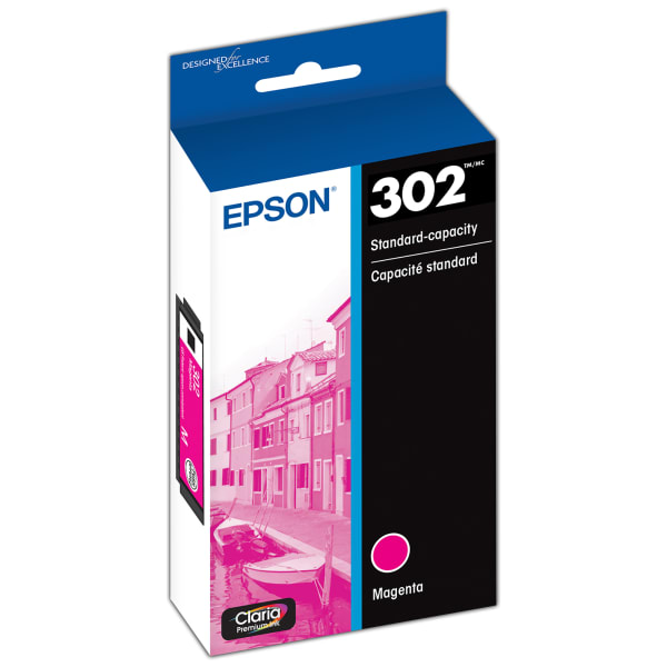 Epson 302 Claria Premium Magenta Ink Cartridge, T302320-S