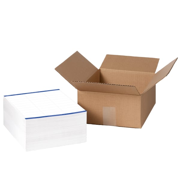 Avery Easy Peel Address Labels With Sure Feed Technology, 95915, Rectangle, 1in x 2-5/8in, Matte White, Box Of 15,000