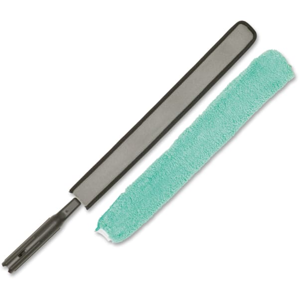 Rubbermaid Commercial HYGEN Quick-Connect Flexible Dusting Wand - 28.8in Overall Length - Black - 1 Each