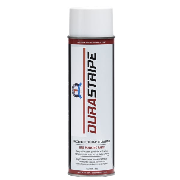 Bare Ground Solutions 1 Shot DuraStripe Aerosol Traffic Paint, 18 Oz, Yellow