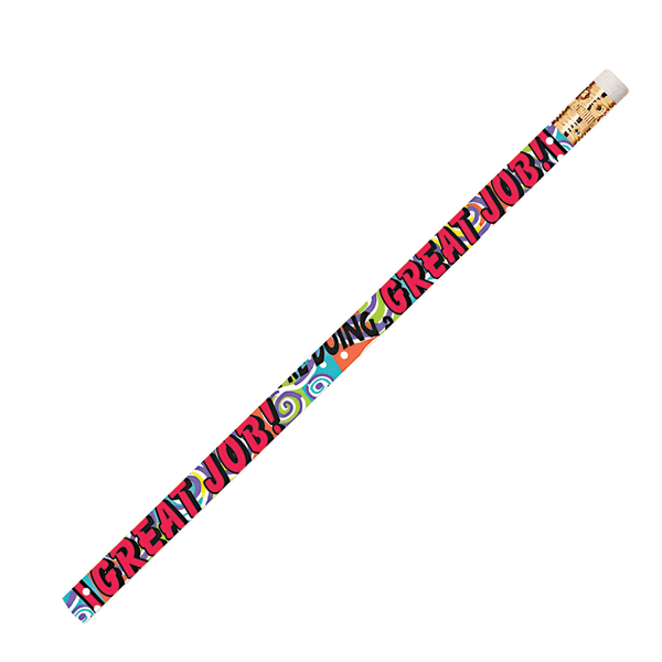 Musgrave Pencil Co. Motivational Pencils, 2.11 mm, #2 Lead, You're Doing A Great Job, Multicolor, Pack Of 144