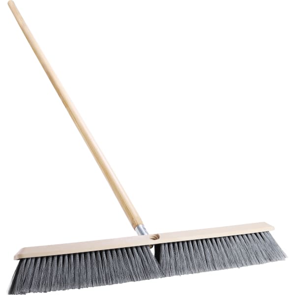 Genuine Joe Floor Sweep And Handle, 60in