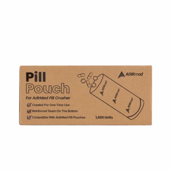 Alpine Vivacomfort Pill Crusher Pouches, 4in x 2in, Clear, Pack Of 1,000 Pouches