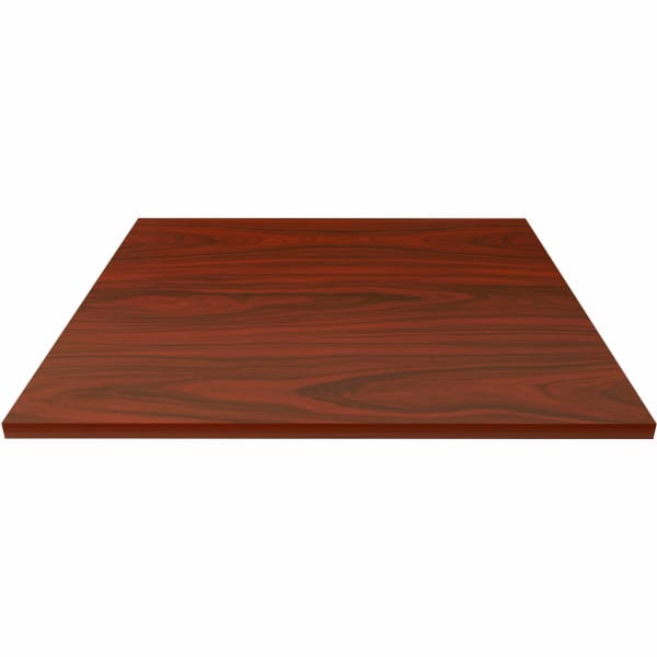 Lorell Hospitality/Conference Tabletop, 36inW x 36inL, Mahogany, 87243