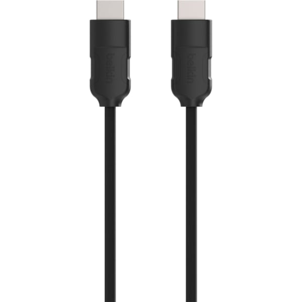 Belkin 6 foot High Speed HDMI - Ultra HD Cable 4k @30Hz HDMI 1.4 w/ Ethernet - 6 ft HDMI A/V Cable - First End: HDMI Digital Audio/Video