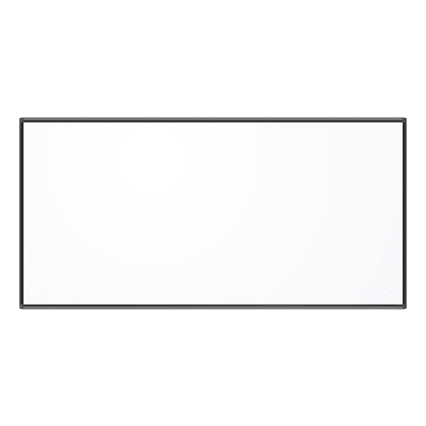 U Brands PINIT Magnetic Dry-Erase Board, 96in X 48in, Black Aluminum Frame, Actual Size 95in X 47in (3013U00-01)