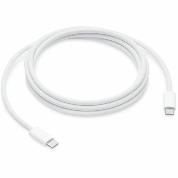 Apple 240W USB-C Charge Cable (2 m) - 6.56 ft USB-C Data Transfer Cable for iPhone, iPad, iPad Pro, iPad Air, iPad mini, MacBook Air, MacBook Pro, iMac Pro, iMac, Mac Studio, Mac mini, .. - First End: 1 x USB Type C - Male