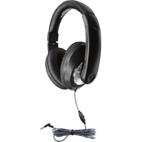 Hamilton Buhl Smart-Trek ST1BK Headphone - Stereo - Mini-phone (3.5mm) - Wired - 32 Ohm - 50 Hz to 20 kHz - ST1BK