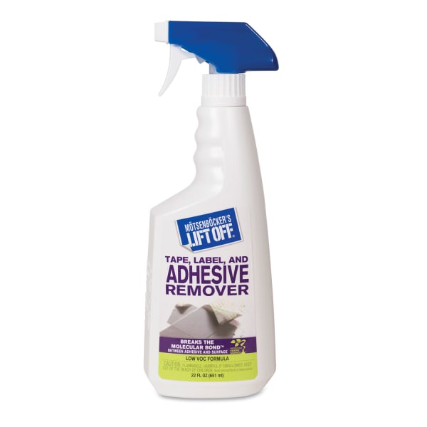 Motsenbockers Lift-Off Tape, Label and Adhesive Remover, 22 oz Trigger Spray, 6/Carton