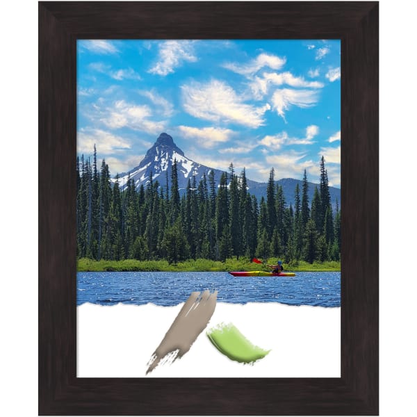 Amanti Art Picture Frame, Opening Size 22in x 28in, 28in x 34in, Furniture Espresso