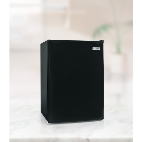 Igloo 2.6 Cu. Ft. Mini Single Door Refrigerator Freezer, Black