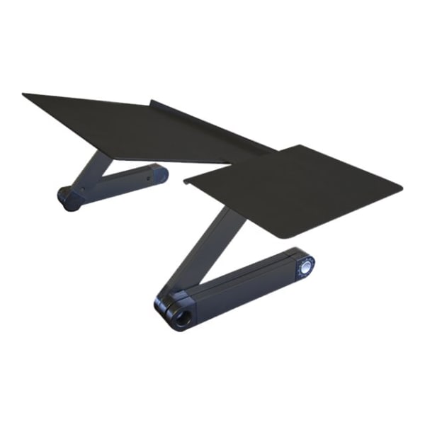 WorkEZ  Adjustable Height Tilt On-Desk Stand Riser Tray, Black