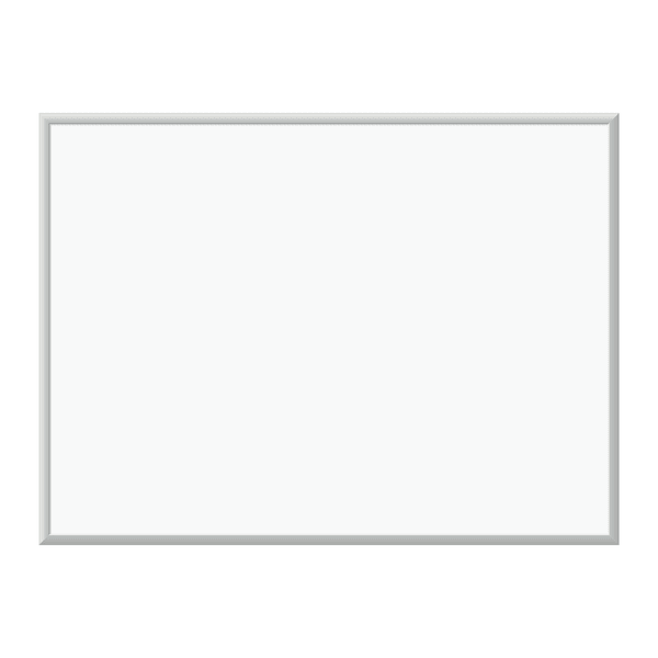 U Brands Magnetic Dry-Erase Board, 48in X 36in, Silver Aluminum Frame, Actual Size 47in X 35in (072U00-01)