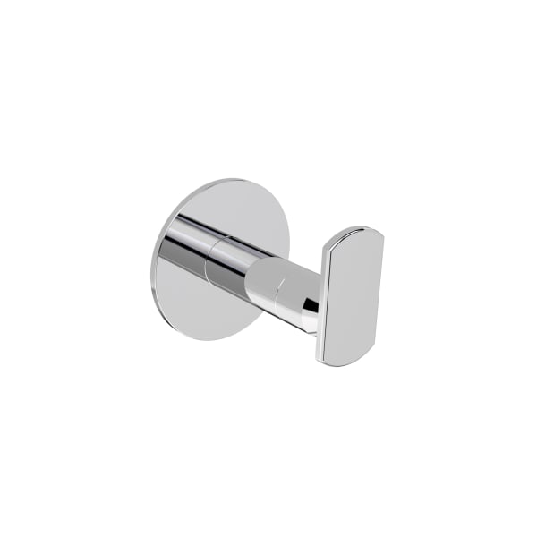 Wingits MODERN Elegance Robe Hook, Oblong Button, Silver, Total Qty 1