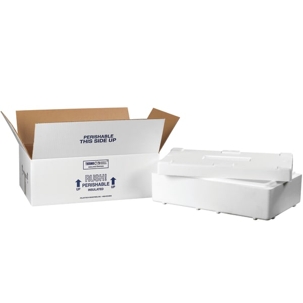 Partners Brand Brand Insulated Shipping Kit, 4 1/8inH x 11 1/2inW x 19 1/2inD, White