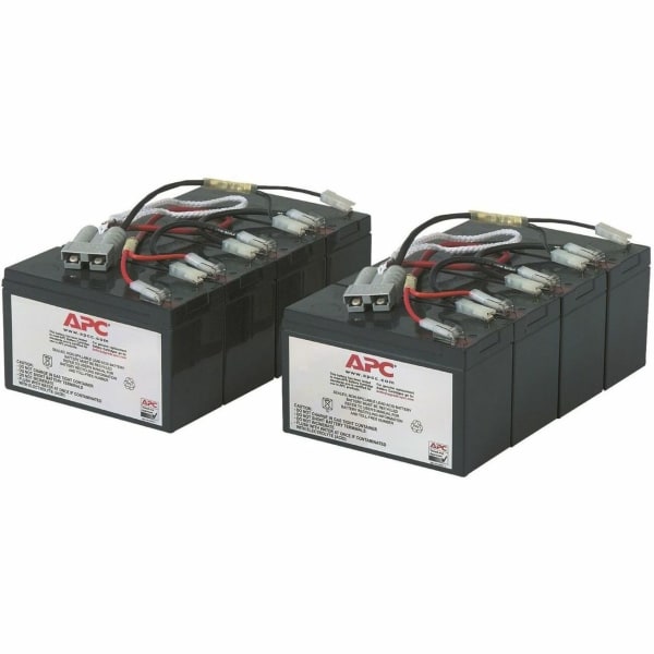 APC Replacement Battery Cartridge #12 - UPS battery - 2x battery - lead acid - black -  - RBC12