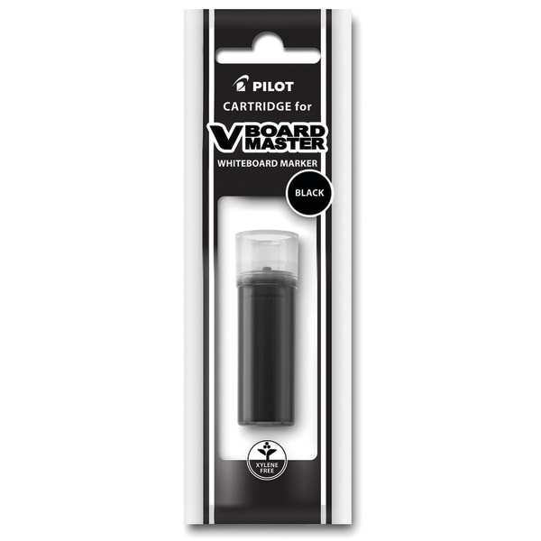 Pilot V-Board Master BeGreen Dry-Erase Marker Refills, Black, Pack Of 12