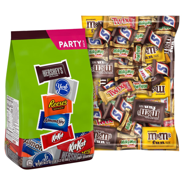 Hersheys Milk Chocolate Assortment/Mars Chocolate Favorites Bundle