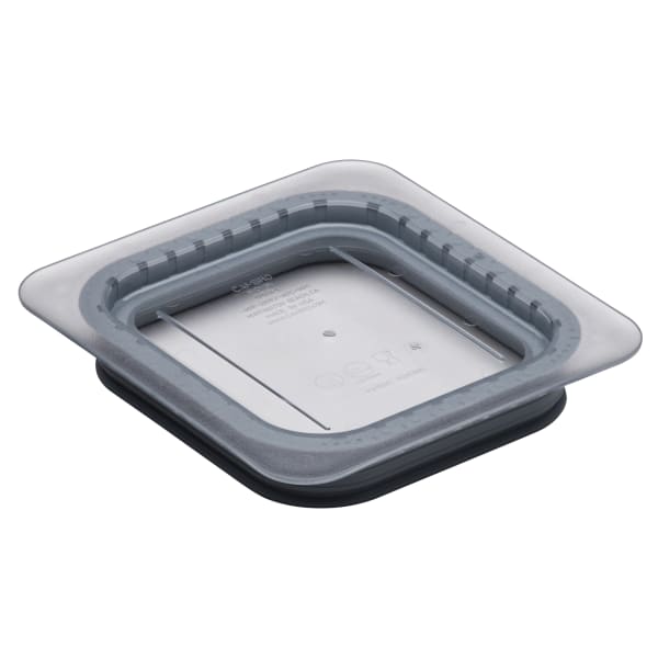 Cambro Camwear GN 1/6 GripLids, Clear, Set Of 6 Lids