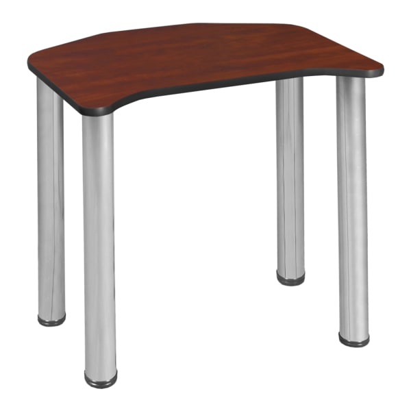 Regency Ferris 26inW Student Activity Desk, Cherry/Chrome