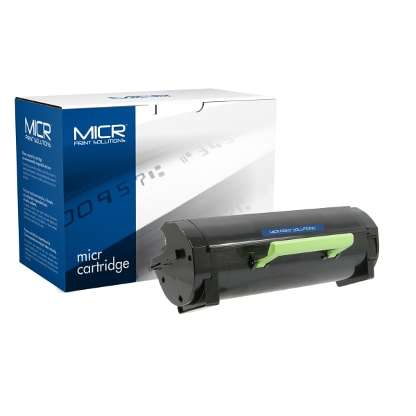 MICR Print Solutions Black Extra-High Yield MICR Toner Cartridge Replacement For Lexmark MS517, MCR517M