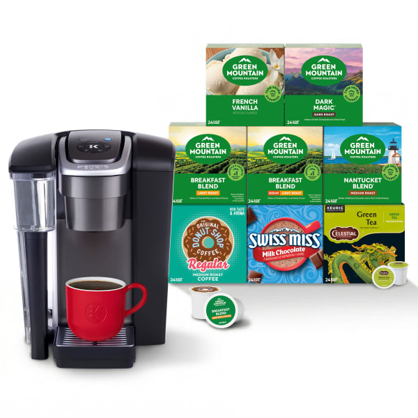 Keurig K1550 Bundle with 8 Boxes Of K-Cup Pods (190 pods)