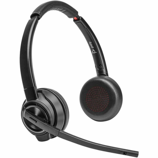 Poly Savi 8420 Office - Savi 8400 series - headset - on-ear - DECT / Bluetooth - wireless - black