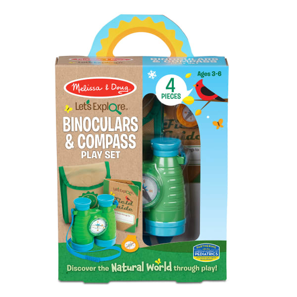 Melissa & Doug Lets Explore Binoculars & Compass Play Set