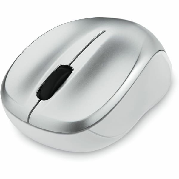 Verbatim Silent Wireless Blue LED Mouse For USB Type A, Silver