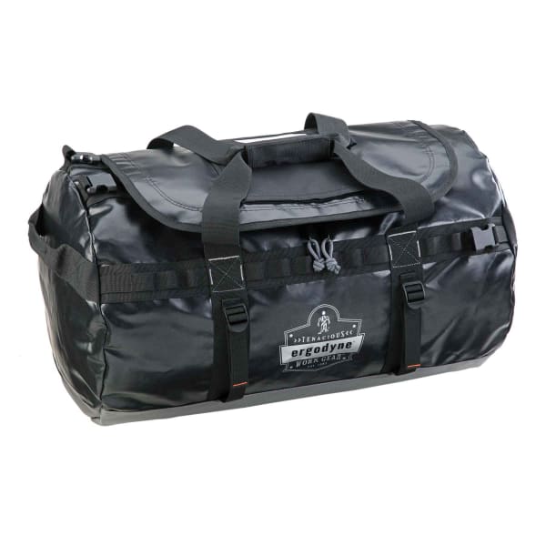 Ergodyne Arsenal 5030M Water-Resistant Duffel Bag, 12inH x 13-1/2inW x 27inD, Black