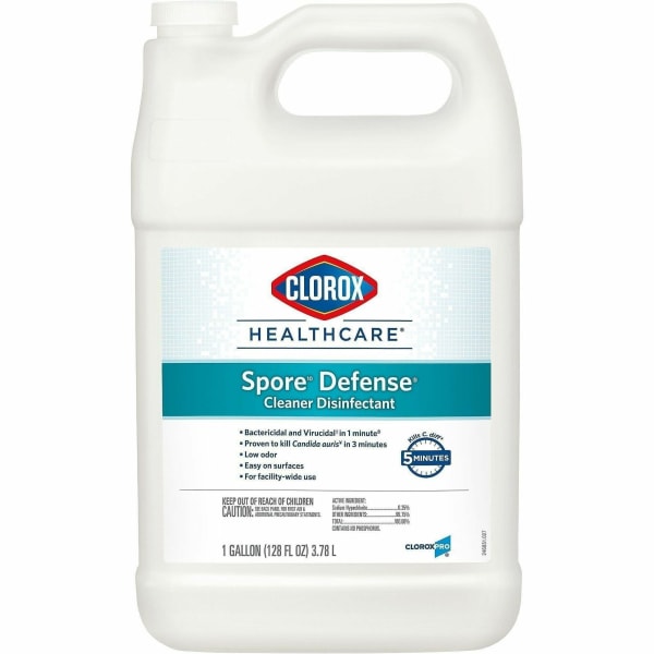 Clorox Spore Defense Disinfectant Cleaner, 128 Oz